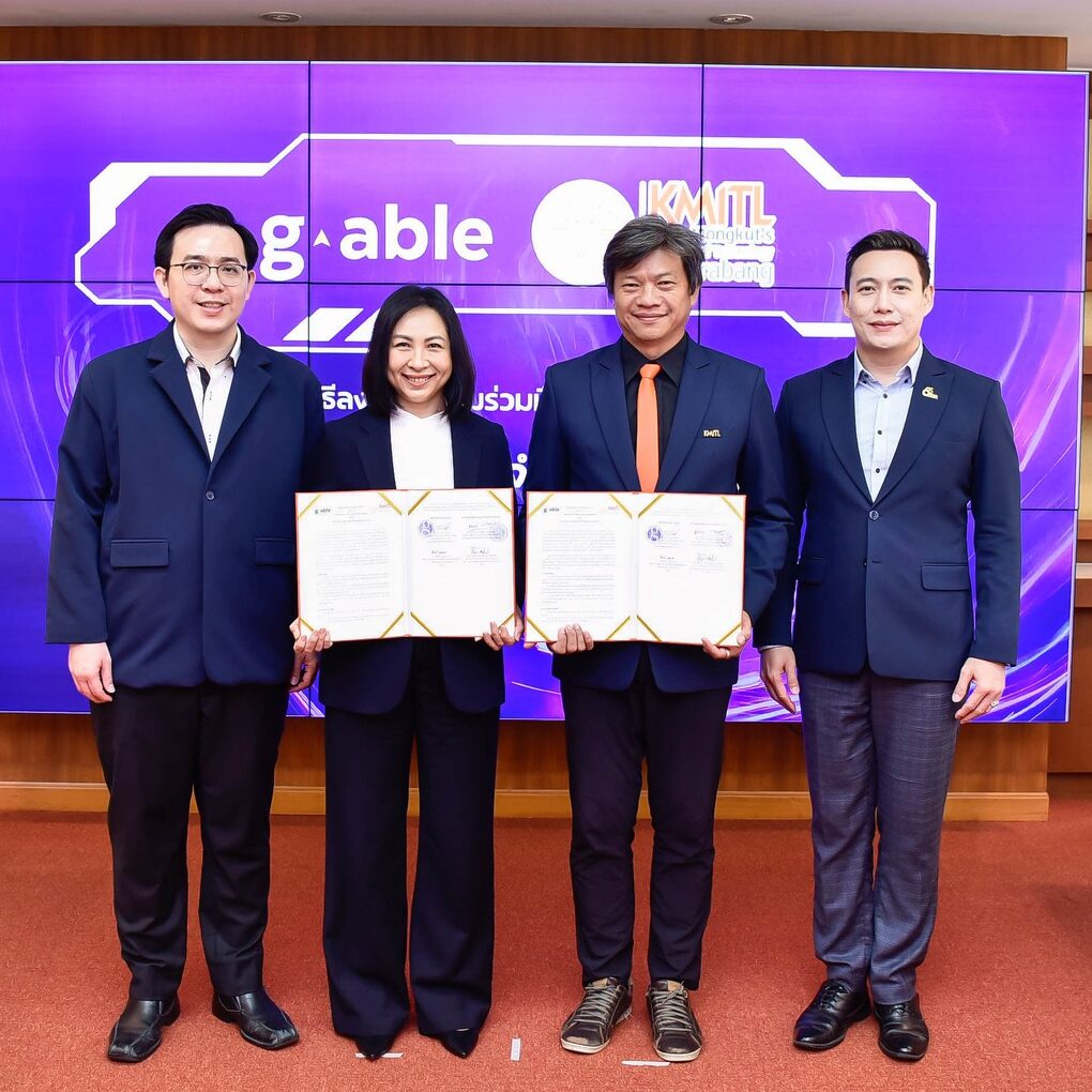 สจล. จับมือ บริษัท จีเอเบิล จำกัด (มหาชน) และบริษัทย่อย ลงนามบันทึกข้อตกลงความร่วมมือทางวิชาการ