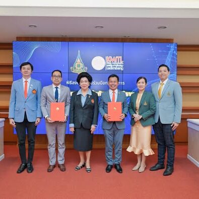 สจล. จับมือ มหาวิทยาลัยสุโขทัยธรรมาธิราช พัฒนาหลักสูตรระดับ ปริญญาตรีและระดับบัณฑิตศึกษา รวมถึงหลักสูตรระยะสั้น (Short Course) ที่ตอบโจทย์ต่อความต้องการของประเทศ