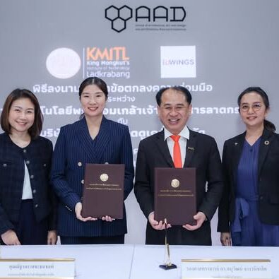 สจล. จับมือ บริษัท เอ็ดวิงส์ เอ็ดดูเคชั่น จำกัด พัฒนาโครงการการเรียนรู้และแนะแนวทางสายอาชีพด้านสถาปัตยกรรมและ การออกแบบสำหรับนักเรียนระดับชั้นมัธยมศึกษาทั้งตอนต้นและตอนปลาย