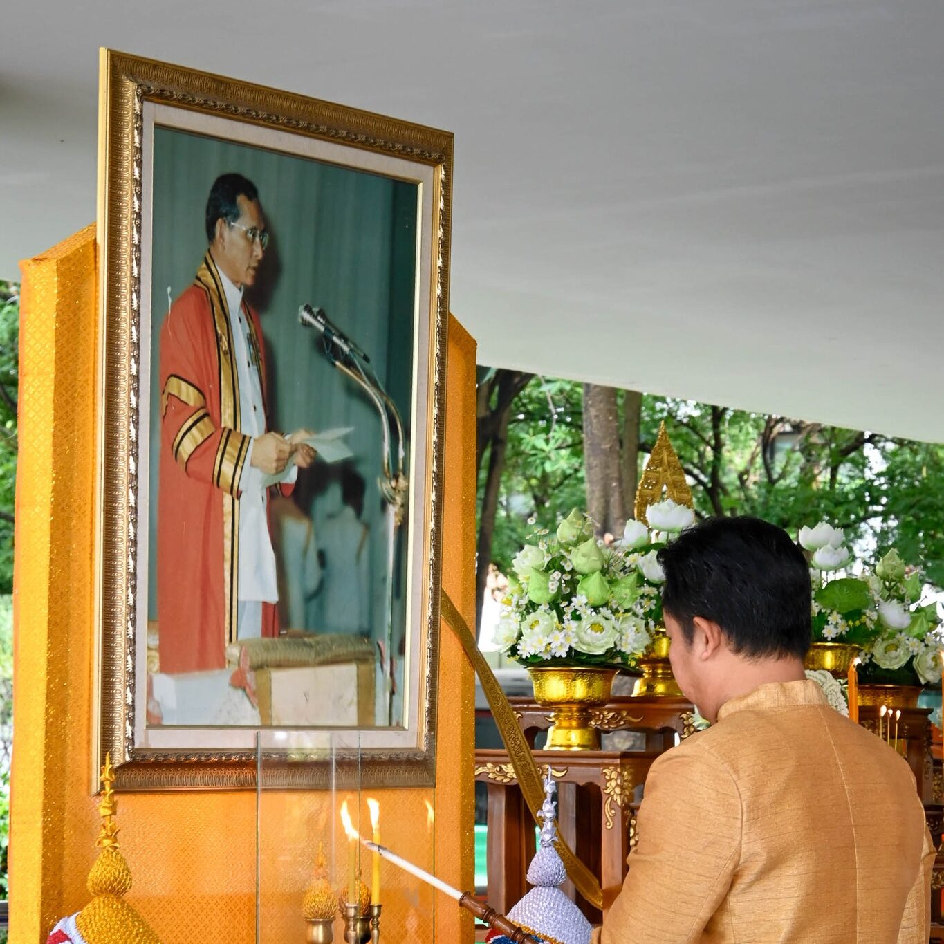 พิธีบำเพ็ญพระราชกุศลถวายแด่พระบาทสมเด็จพระบรมชนกาธิเบศร มหาภูมิพลอดุลยเดชมหาราช บรมนาถบพิตร เนื่องในวันคล้ายวันสวรรคตพระบาทสมเด็จพระบรมชนกาธิเบศร มหาภูมิพลอดุลยเดชมหาราช บรมนาถบพิตร ๑๓ ตุลาคม ๒๕๖๘