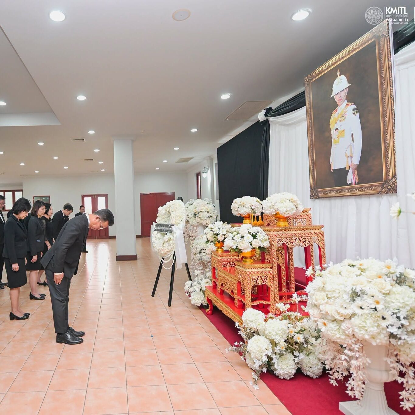 สจล. จัดพิธีบำเพ็ญพระราชกุศลและพิธีแสดงความอาลัยถวายแด่ สมเด็จพระเจ้าลูกเธอ เจ้าฟ้าพัชรกิติยาภา นเรนทิราเทพยวดี กรมหลวงราชสาริณีสิริพัชร มหาวัชรราชธิดา